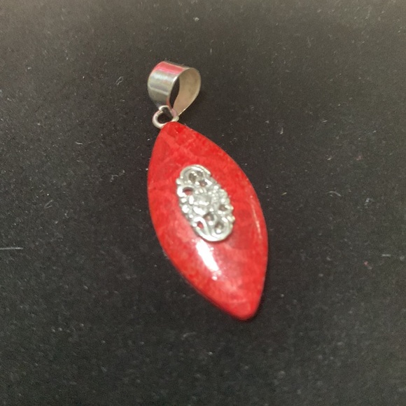 Sponge Coral Pendant in Sterling Silver - Picture 6 of 8